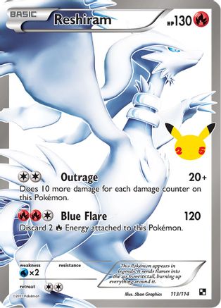 Reshiram (113/114) - CCC  - Classic Collection - Holofoil