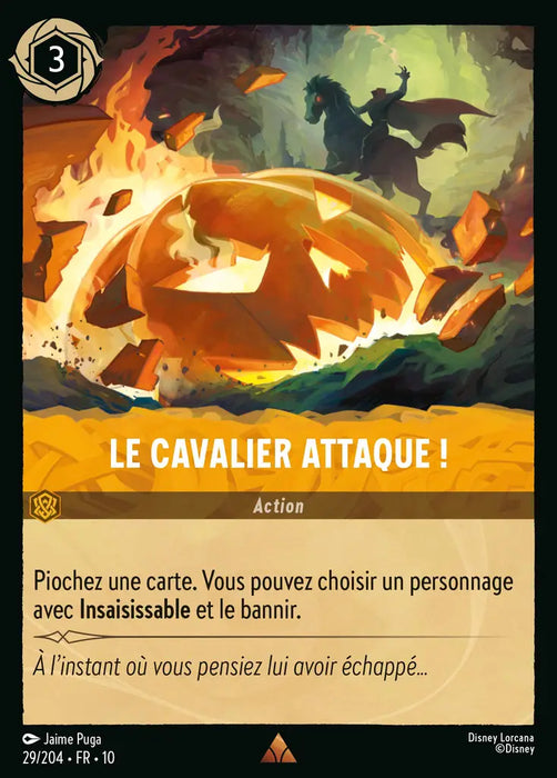 Le Cavalier attaque! (29/204) - LDLP - Rare - Cold Foil