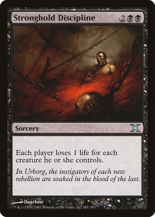 Stronghold Discipline (10E-181) - uncommon