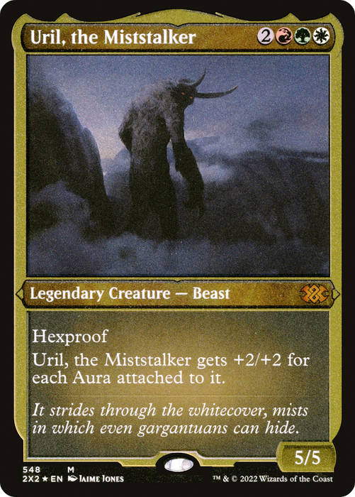 Uril, the Miststalker (2X2-548) - mythic - Etched Foil