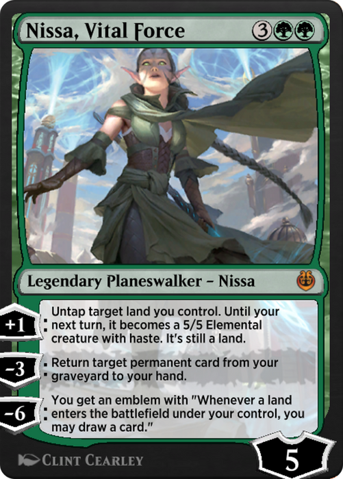 Nissa, Vital Force (KLR-172) - mythic