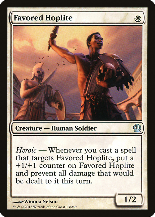Favored Hoplite (THS-013) - uncommon - Foil