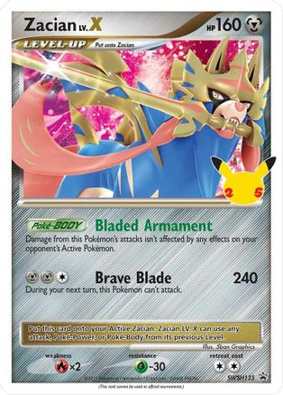 Zacian LV. X (SWSH135) - SSSPC  - Promo - Holofoil