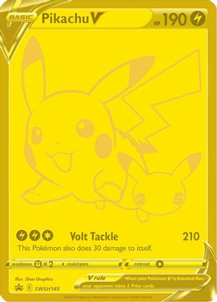 Pikachu V (SWSH145) - SSSPC  - Promo - Holofoil