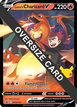 Lance's Charizard V (SWSH133) - JC  - Promo - Holofoil