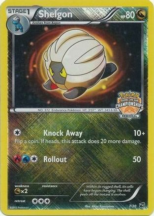 Shelgon (007/20) - LCC  - Promo - Reverse Holofoil