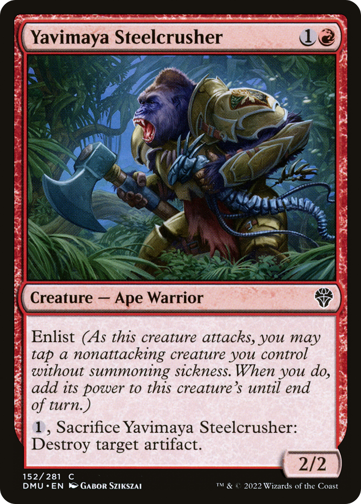 Yavimaya Steelcrusher (DMU-152) - common