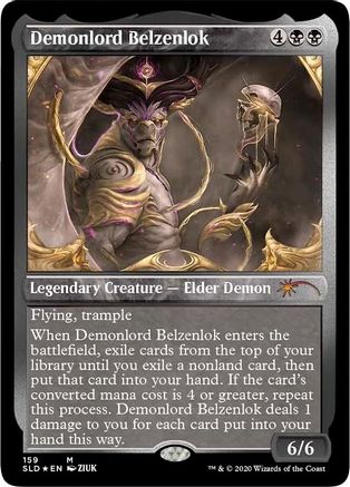 Demonlord Belzenlok (Foil Etched) (SLD-159) - mythic - Foil