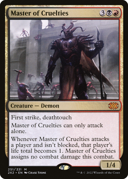 Master of Cruelties (2X2-251) - mythic