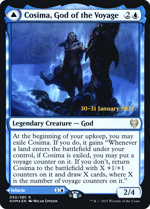 Cosima, God of the Voyage // The Omenkeel (PRE-50S) - rare - Foil