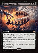 Blasphemous Edict (FDN-459) - rare: (Extended Art)
