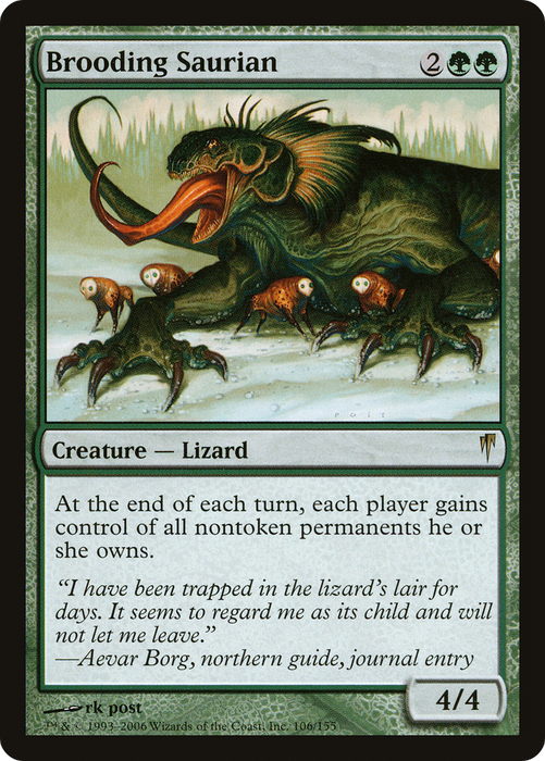 Brooding Saurian (CSP-106) - rare - Foil