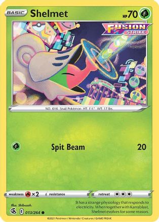 Shelmet (013/264) - SFS  - Common - Reverse Holofoil
