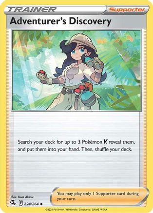 Adventurer's Discovery (224/264) - SFS  - Uncommon - Reverse Holofoil