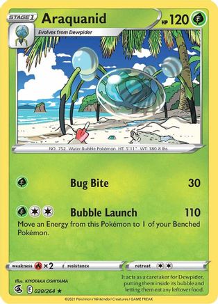 Araquanid (020/264) - SFS  - Rare - Reverse Holofoil