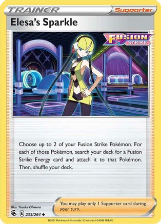 Elesa's Sparkle (233/264) - SFS  - Uncommon - Reverse Holofoil