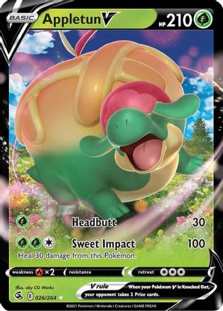 Appletun V (026/264) - SFS  - Ultra Rare - Holofoil