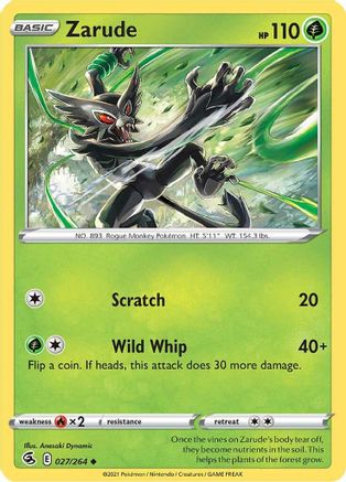 Zarude (027/264) - SFS  - Uncommon - Reverse Holofoil