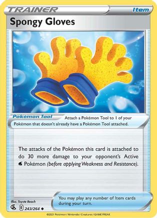 Spongy Gloves (243/264) - SFS  - Uncommon - Reverse Holofoil
