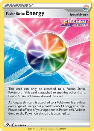 Fusion Strike Energy (244/264) - SFS  - Uncommon - Reverse Holofoil