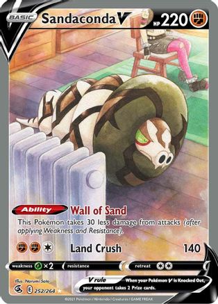 Sandaconda V (Alternate Full Art) (252/264) - SFS  - Ultra Rare - Holofoil