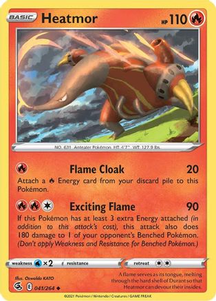 Heatmor (041/264) - SFS  - Uncommon - Reverse Holofoil