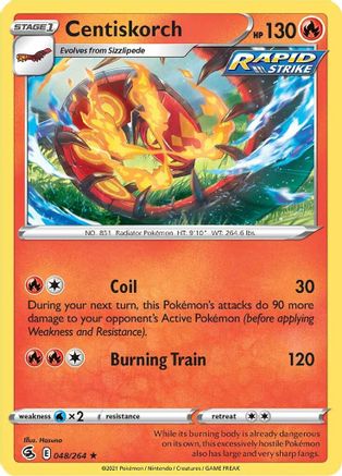 Centiskorch (48) (048/264) - SFS  - Rare