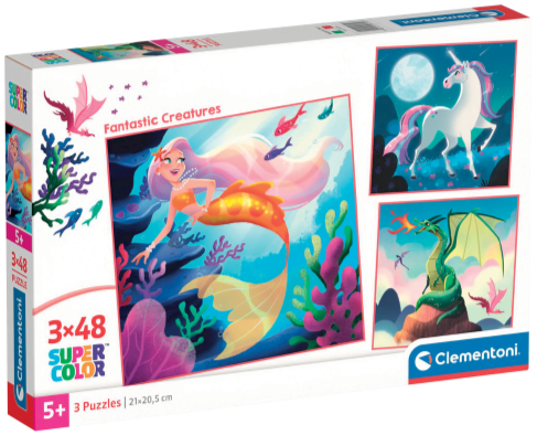 Créatures Fantastiques (3 x 48 pièces)