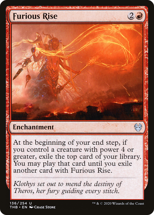 Furious Rise (THB-136) - uncommon - Foil