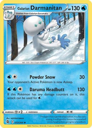 Galarian Darmanitan (072/264) - SFS  - Uncommon