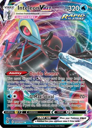 Inteleon VMAX (079/264) - SFS  - Ultra Rare - Holofoil