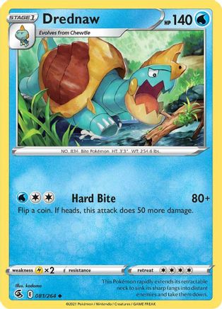 Drednaw (081/264) - SFS  - Uncommon - Reverse Holofoil