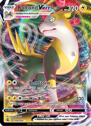 Boltund VMAX (104/264) - SFS  - Ultra Rare - Holofoil