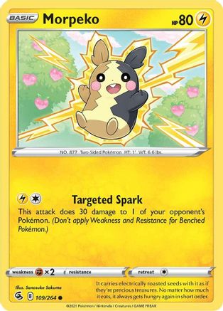 Morpeko (109) (109/264) - SFS  - Common - Reverse Holofoil
