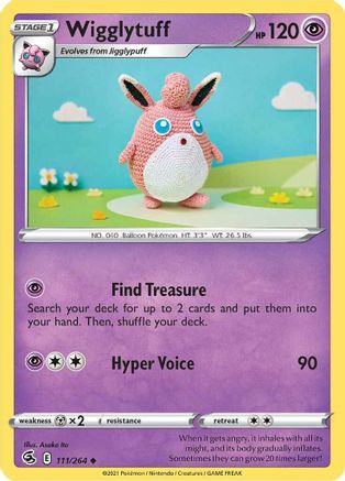 Wigglytuff (111/264) - SFS  - Uncommon - Reverse Holofoil