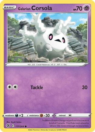 Galarian Corsola (117/264) - SFS  - Common - Reverse Holofoil