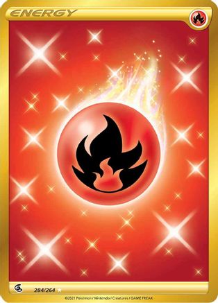 Fire Energy (Secret) (284/264) - SFS  - Secret Rare - Holofoil