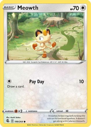 Meowth (199/264) - SFS  - Common