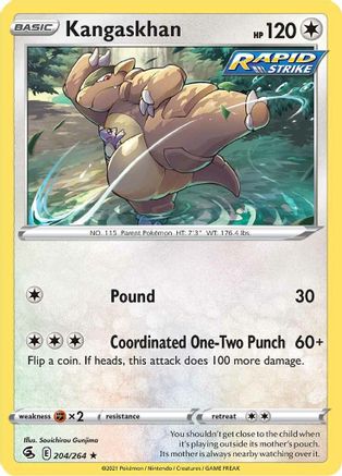Kangaskhan (204/264) - SFS  - Rare