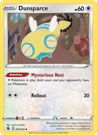 Dunsparce (207/264) - SFS  - Uncommon