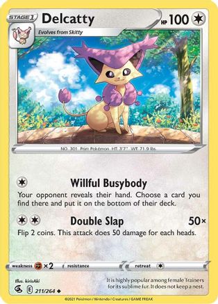 Delcatty (211/264) - SFS  - Uncommon - Reverse Holofoil