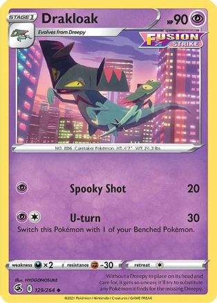 Drakloak (129/264) - SFS  - Uncommon - Reverse Holofoil