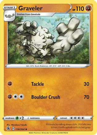 Graveler (136/264) - SFS  - Uncommon