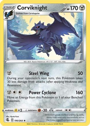 Corviknight (190/264) - SFS  - Rare