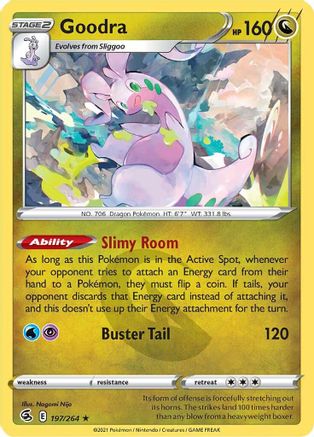 Goodra (197/264) - SFS  - Rare - Reverse Holofoil