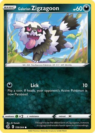 Galarian Zigzagoon (159/264) - SFS  - Common