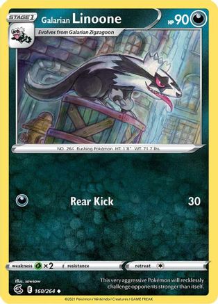 Galarian Linoone (160/264) - SFS  - Uncommon