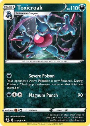 Toxicroak (166/264) - SFS  - Rare