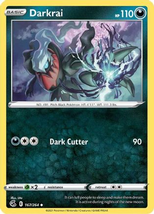 Darkrai (167/264) - SFS  - Uncommon - Reverse Holofoil