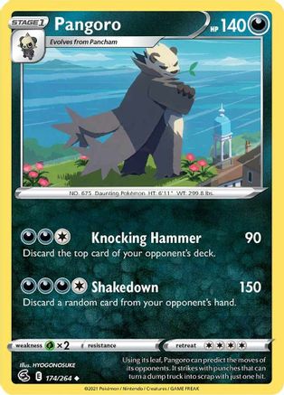 Pangoro (174/264) - SFS  - Uncommon - Reverse Holofoil